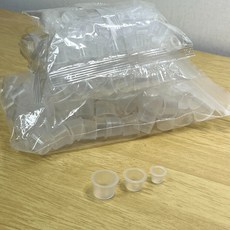 반영구 타투 색소컵 잉크컵 S M L, 100개, 중(M)