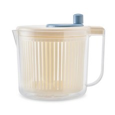 글라스락 셰프토프 스핀 야채탈수기 2.5L, 1개, 소다블루