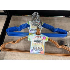 天瓶工坊 加粗加大防滑衣架 (10入), 隨機, 1套