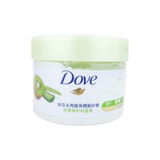 Dove 多芬 去角質身體磨砂膏, 1個, 奇異果籽和蘆薈298g