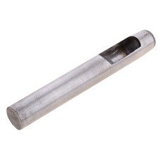 shangren 중공 구멍 펀치 도구 가죽 공예 시계 스트랩 벨트 커터 펀치 0.5 ~ 30mm, 탄소강, 실버, 1개
