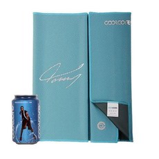 麥迪冷感運動毛巾 速乾吸汗跑步瑜伽健身手腕擦汗巾, 天藍色 簽名款100*30cm, 1個