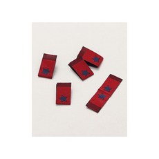 퀼트스타 스타 끼워라벨_레드, 레드, 1개