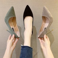 스틸레토펌프스힐 여성웨지 가보시 통굽힐 하이힐_WBA9DE0