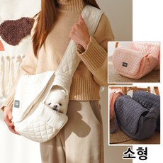 초코펫하우스 강아지 슬링백, 핑크, 1개