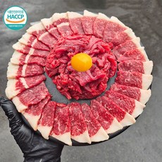 마장동직송 국내산 생 육회 300g (소스증정), 1개