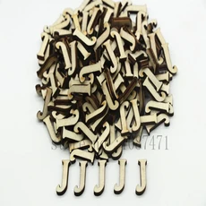 208pcs 8set 26 영어 알파벳 문자 나무 번호 가구 장식 예술 편지 디지털 디스플레이, 28 Letter J, 01 10mm--15mm 208pcs