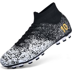 남성 패션 레이스업 하이탑 클리츠 스파이크 축구화 미끄럼 방지 통기성 아웃도어 견고한 그라운드 운동 야구 라크로스 럭비 전투화