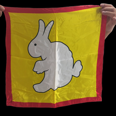 DUGNMARKT JL매직 오리토끼 스카프 마술도구 변신마술 교육용 공연용 마술소품 대량구매, 1개