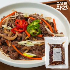고깃집왕건 양념 소불고기 1kg 업소용 대용량 도시락 반찬 호주산, 1개