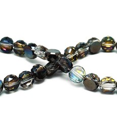 ECLATIS DIQIO 하이퀄리티 주얼리 제작용 6mm 스파클 플랫 크리스탈 비즈 - 디자인 팔찌용 코인 스페이서 라운드 슬라이스 93-100개 소프트 핑크 264178, 8mm, 8mm