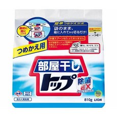 日本進口 室內晾乾 衣物清潔, 1個, 獅王EX洗衣粉- 補充包810g