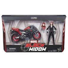 漫威 Marvel Legends 6吋 黑寡婦 BLACK WIDOW 摩托車載具組 超萌行銷, 1個