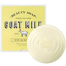 샤워메이트 산양유 비누 버베나 시트러스향, 90g, 3개입