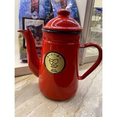 Kalita 珐瑯鶴嘴手沖壺#52123, 紅色1.0L, 1個