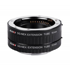 Sony E Mount A9 A7RIII A7RII A7III 카메라용 Viltrox DG-NEXAF 매크로 렌즈 어댑터, DG-NEX, 1개