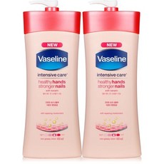 바세린 인텐시브 케어 헬씨 핸드 앤 스트롱거 네일 로션, 450ml, 2개