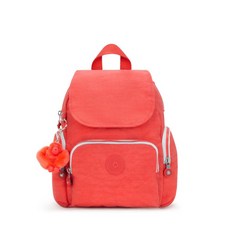 매장정품 키플링 KIPLING 미니백팩 시티집미니 ALMOST CORAL KOABA02ALCR 287236