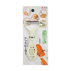 COOK PEELER 輕鬆削皮 快速處理蔬果 廚房必備, 日本多功能削皮器(白色), 1個