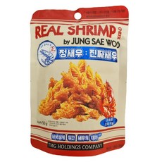 정새우 크리스피 오리지널 새우머리과자, 60g, 4개