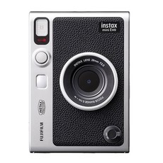 富士 instax mini Evo 混合式拍立得相機 100種創意風格 高品質列印, 1個, 黑色
