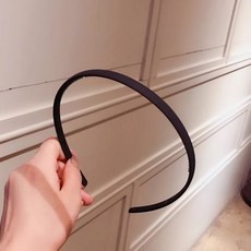 韓版簡約細磨砂髮箍 N102, 1個, 【N102】細磨砂髮箍-黑色