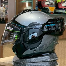 Astone RV6 ZC01 藍灰 後掀式可樂帽 配重均勻 亞洲版 全罩式安全帽, M