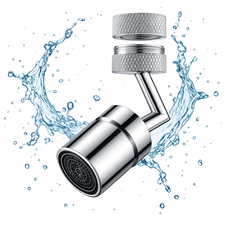 엣지포스 720도 각도조절 듀얼분사 수도꼭지 워터탭, 1개