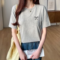 반팔 수유티 여름 수유 외출 수유복 티셔츠 상의 라이트그린 2XL