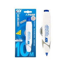 SDI i-push 수정테이프 노크식 CT-305 5mm x 10M, 1개