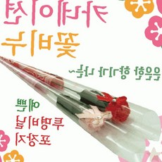 비누 꽃 조화 투명 포장 디자인 감사 마음 전달용 향기로운 장식 소품 특별한날, 1개, 카네이션비누꽃(OPP형-핑크)