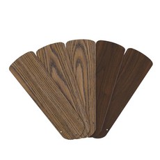 웨스팅하우스 조명 52인치 천장 선풍기용 20 5인치 교체용 선풍기 블레이드, Oak/Walnut