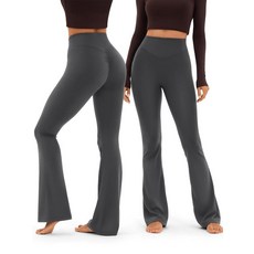 SOLUNSO 주머니가 있는 심리스 운동용 스크런치 레깅스 V-컨투어 솔기 하이 웨이스트 플레어 요가 팬츠 필라테스 액티브웨어120996, Gry004