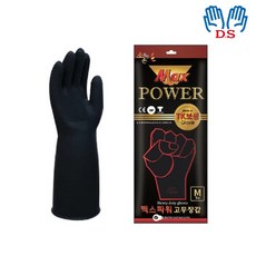 맥스파워 공업용 고무장갑 TK보생, 흑색, 1세트