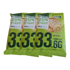 델쥬아 고단백 닭가슴살면 140g, 3개