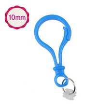 디폼블럭10mm165개 세트&부자재증정, H06_10mm 투명블럭+고리파랑색(10개), 1개