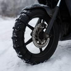 안전제일) 오토바이 블랙 스노우체인 케이블타이형 바이크 자전거, 10개