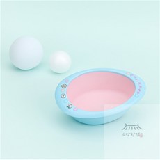 우노상점 치이카와 키요 더블 컬러 에그볼 돌답례품접시, 1개