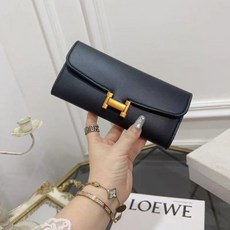 時尚純色女士長款錢包摺疊款式大容量三折錢夾