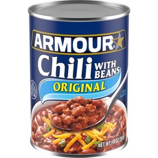 Armour Star Chili with Beans Canned Food 14 OZ, 1개
