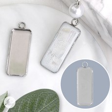 메탈 심플 직사각형 프레임 레진 아트 공예 재료 R525, 단품, 단품