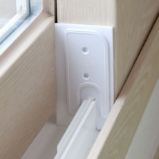 창문 문틈 틈새막이 바람막이 틈새 현관문 외풍 차단 문풍지 베란다 스티커 용품 비닐 필름, 풍지판 우드 하단