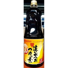 미즈칸 오이가쯔오 쯔유 1.8Kg 가쓰오쯔유 육수용쯔유 샤브육수 우동육수 일본식쯔유, 1개