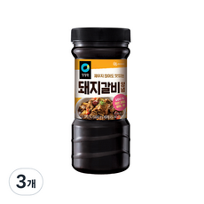 청정원 돼지갈비 양념장, 840g, 3개