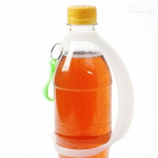 실리콘 물병 손잡이 홀더(화이트) 생수병손잡이