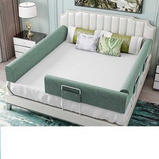 침대 난간 보호 쿠션 가드 울타리 낙상방지 아기, 체리핑크 200cm x 33cm