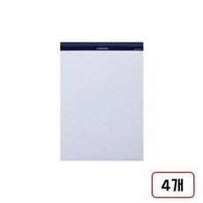 리갈패드(A4/옥스포드), 4개, 60매, 무지(DN1002571)
