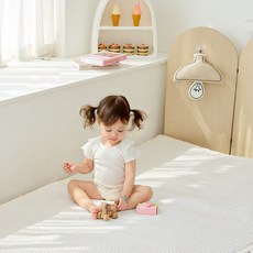 베베누보 신생아 사계절 양면 인견 순면 유아 아기패드, 보니스마트(61x107.5), 1개