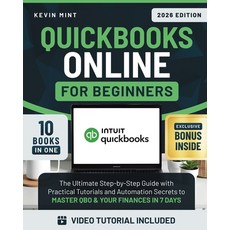 (英文圖書)QuickBooks Online for Beginners [10 Books in 1]: The Ultimate Step-by-Step Guide... 平裝版, Aries Publishing LLC, 英文