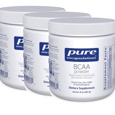 퓨어인캡슐레이션 BCAA 파우더 Pure Encapsulations, 3개, 227g